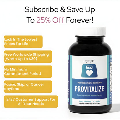 Symple Provitalize | Best Natural Menopause Probiotic