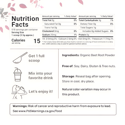 Symple Organic Beet Root Powder