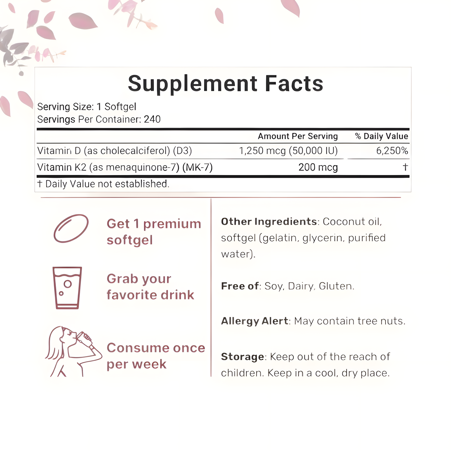 Symple Vitamin D3 K2
