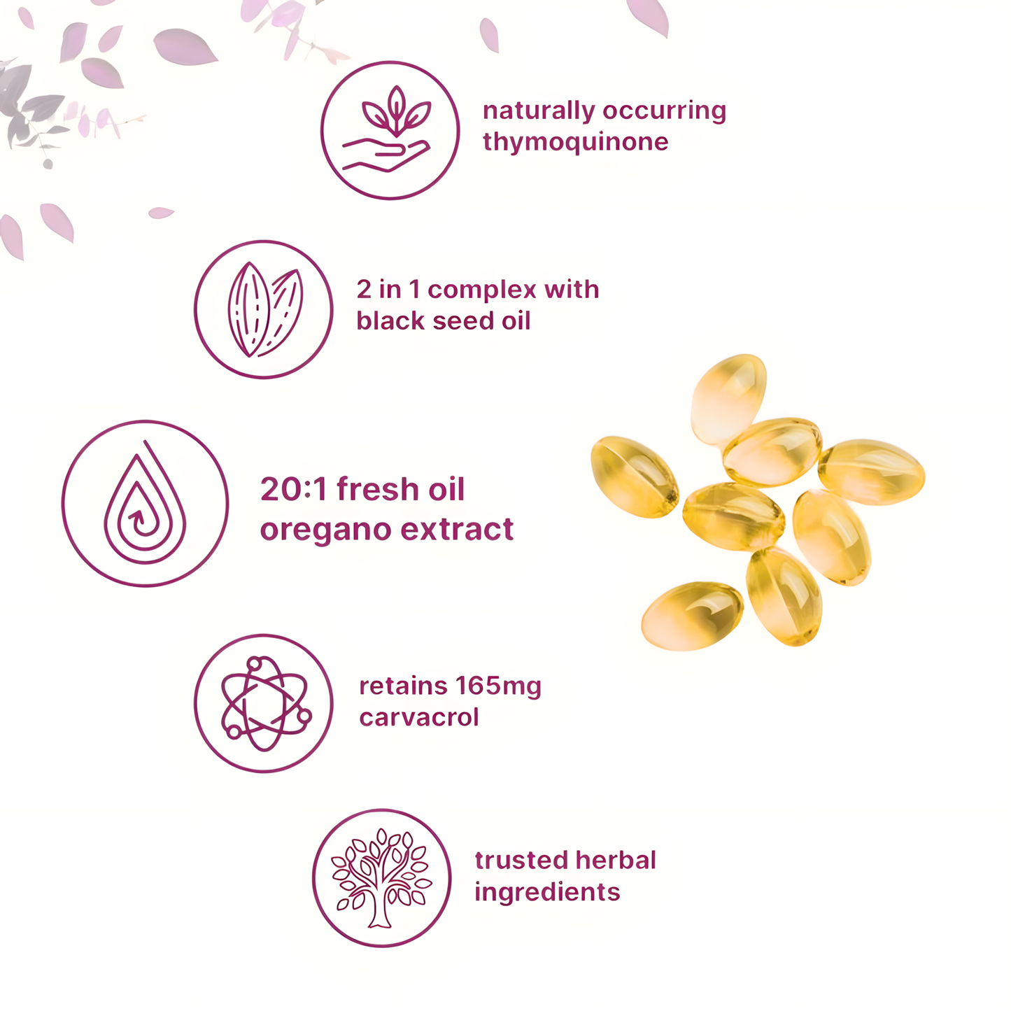 Symple Oregano Oil with Black Seed Oil