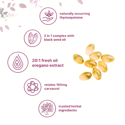 Symple Oregano Oil with Black Seed Oil